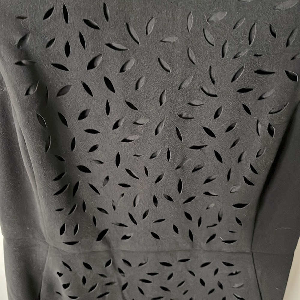 Black patterned, size 4 Banana Republic dress